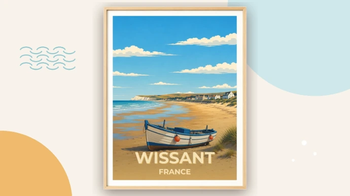 affiche Wissant