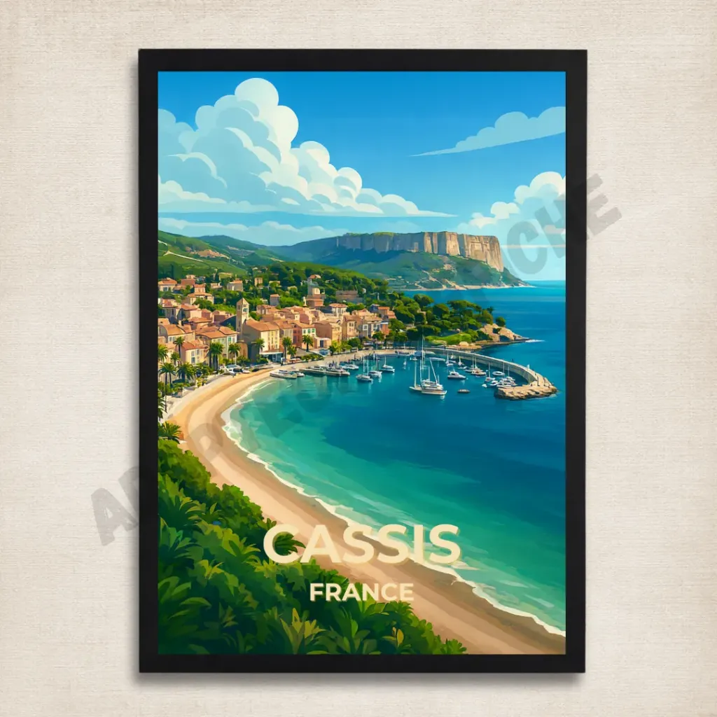 Affiche Cassis – Calanques & Méditerranée