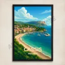Affiche Cassis – Calanques & Méditerranée