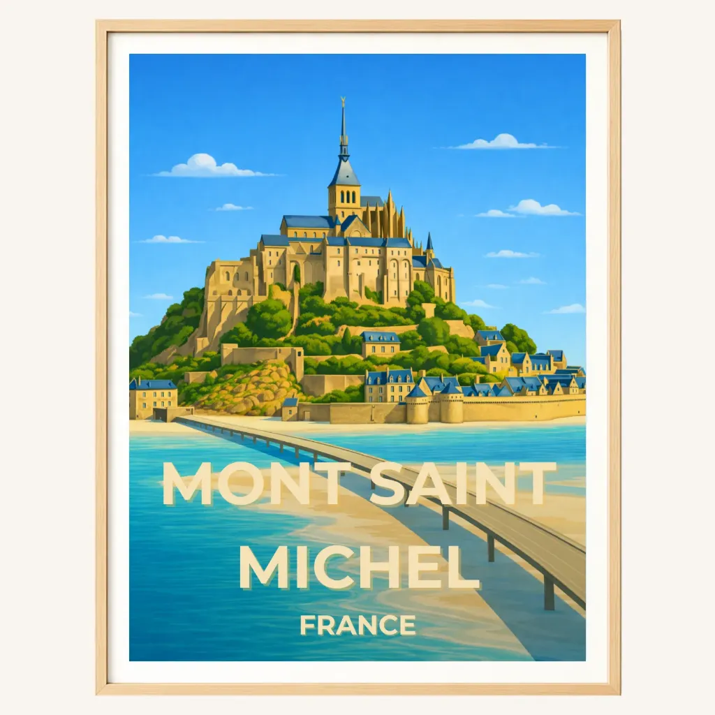 Affiche Mont Saint-Michel