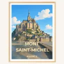 Affiche Mont Saint-Michel