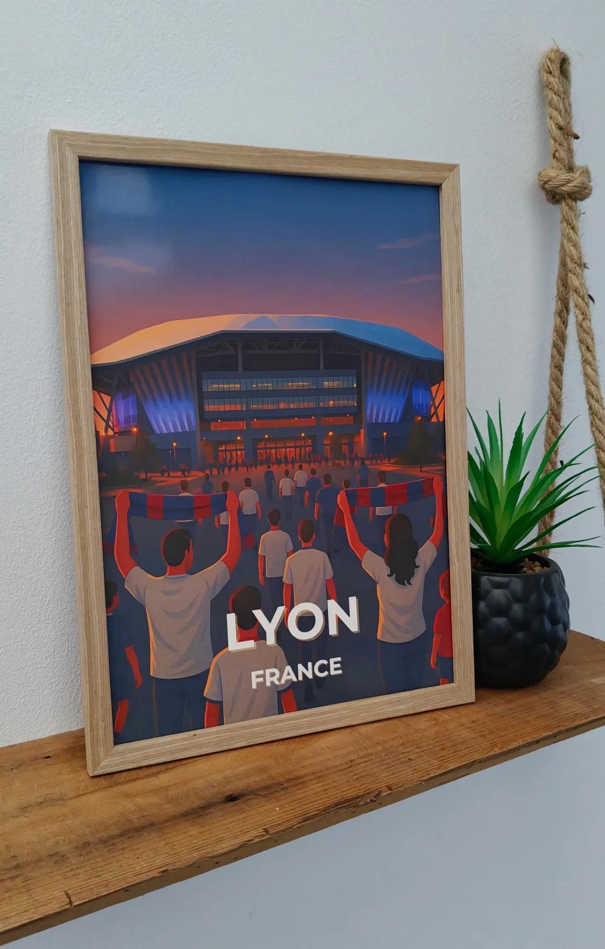 Affiche Stade de Lyon – Décines