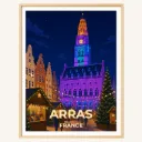 Affiche Arras – Marché de Noël