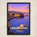 Affiche Héraklion – Crète, Grèce