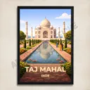 Affiche Taj Mahal – Agra, Inde