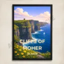 Affiche Falaises de Moher – Irlande