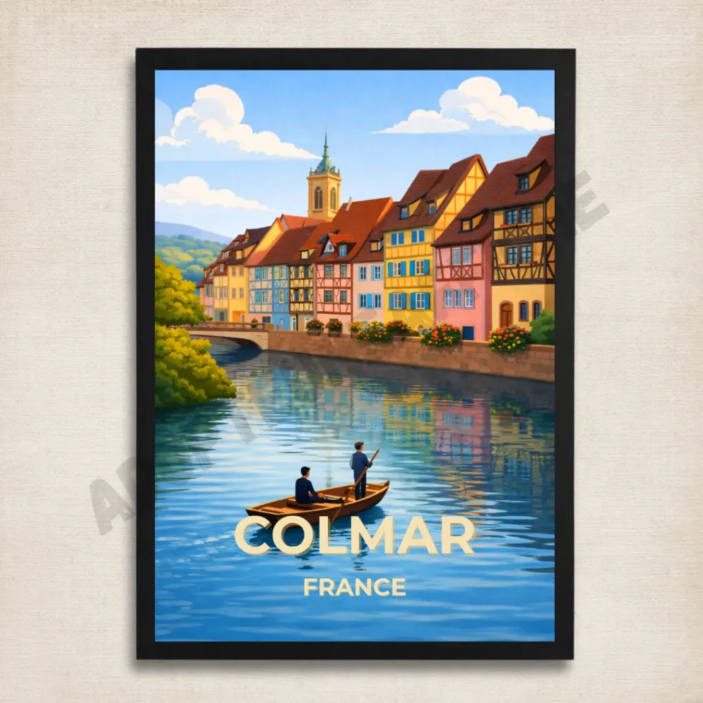 Affiche Colmar – Petite Venise & Alsace