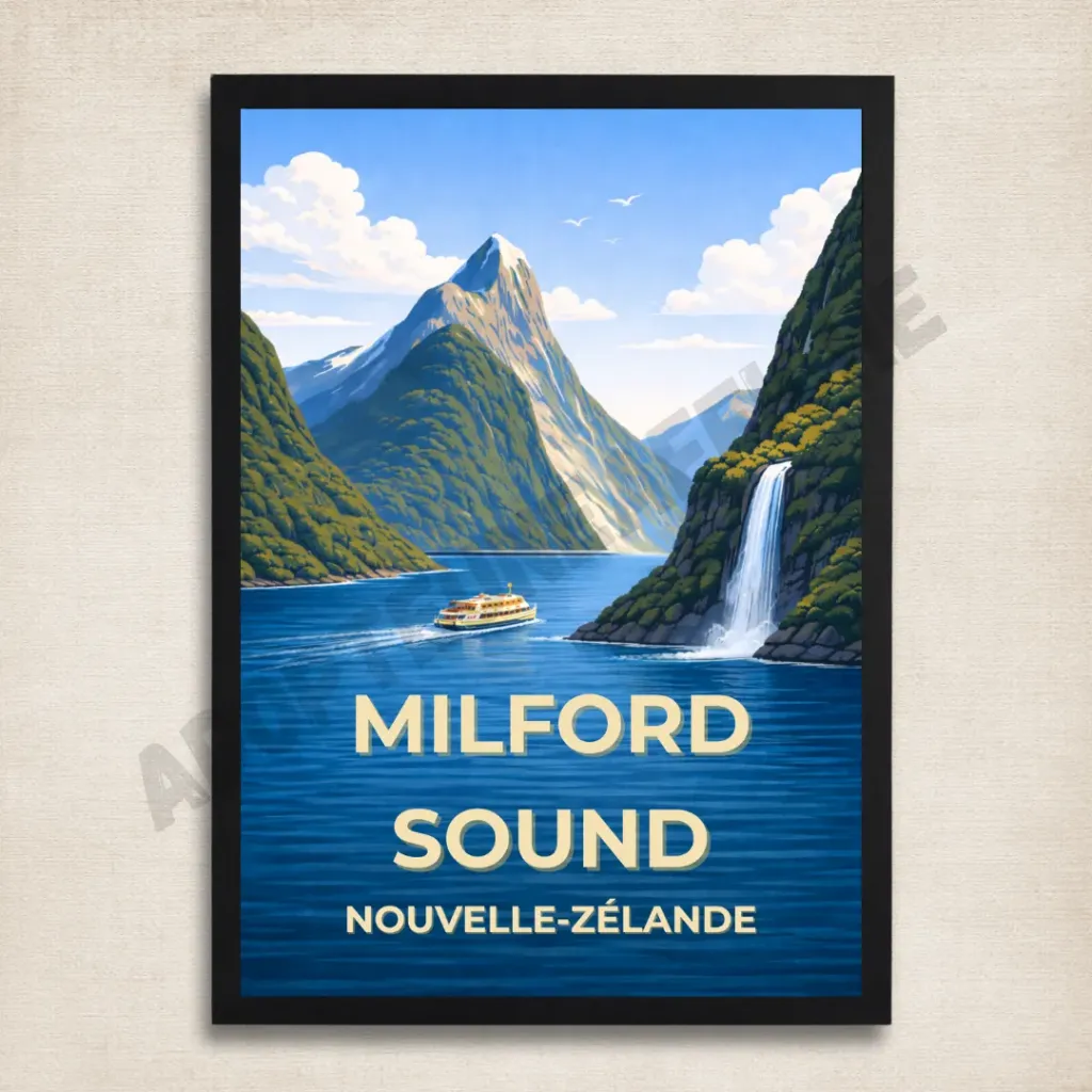 MILFORD SOUND - Nouvelle Zélande (A4)