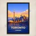 Affiche Toronto – CN Tower, Canada