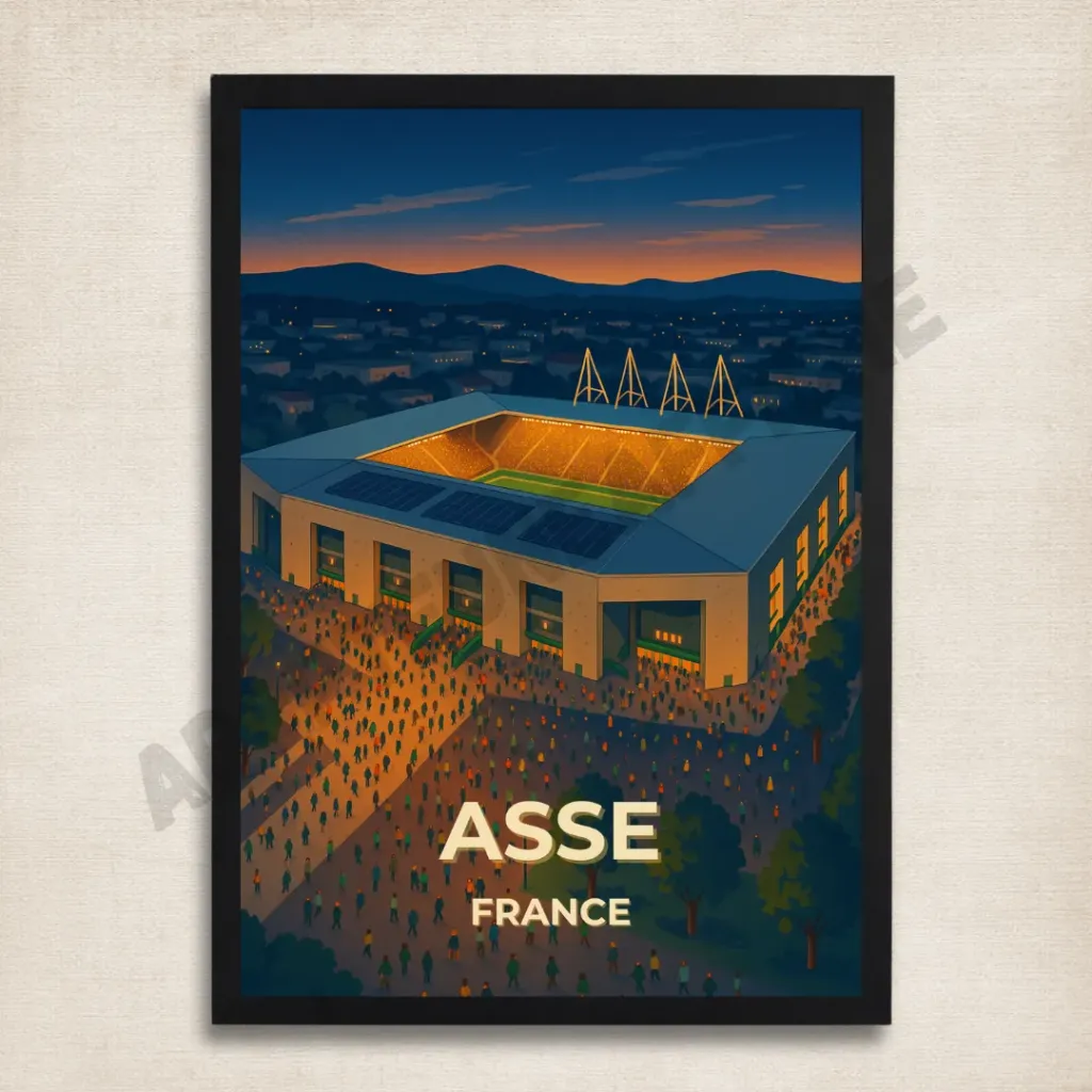 Affiche Saint-Étienne – Stade Geoffroy-Guichard