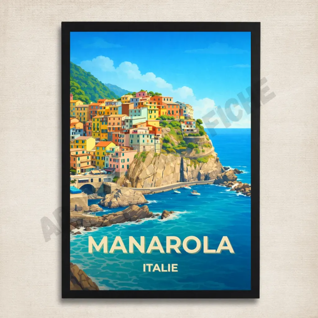 Affiche Manarola – Cinque Terre, Italie