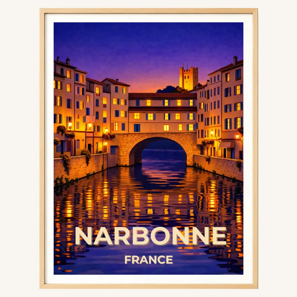 Affiche Narbonne – Occitanie (A4)