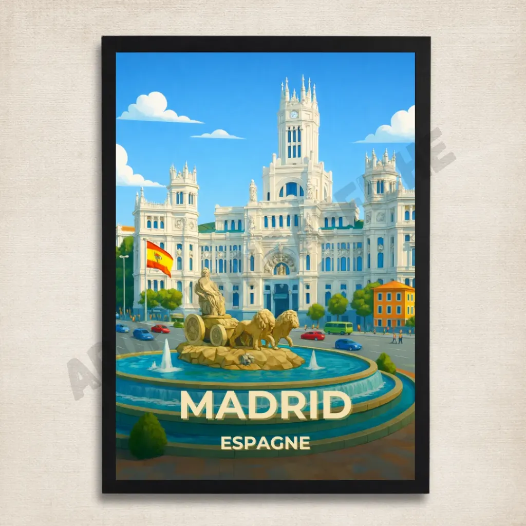 MADRID – Espagne (A4, High Glossy 240g)