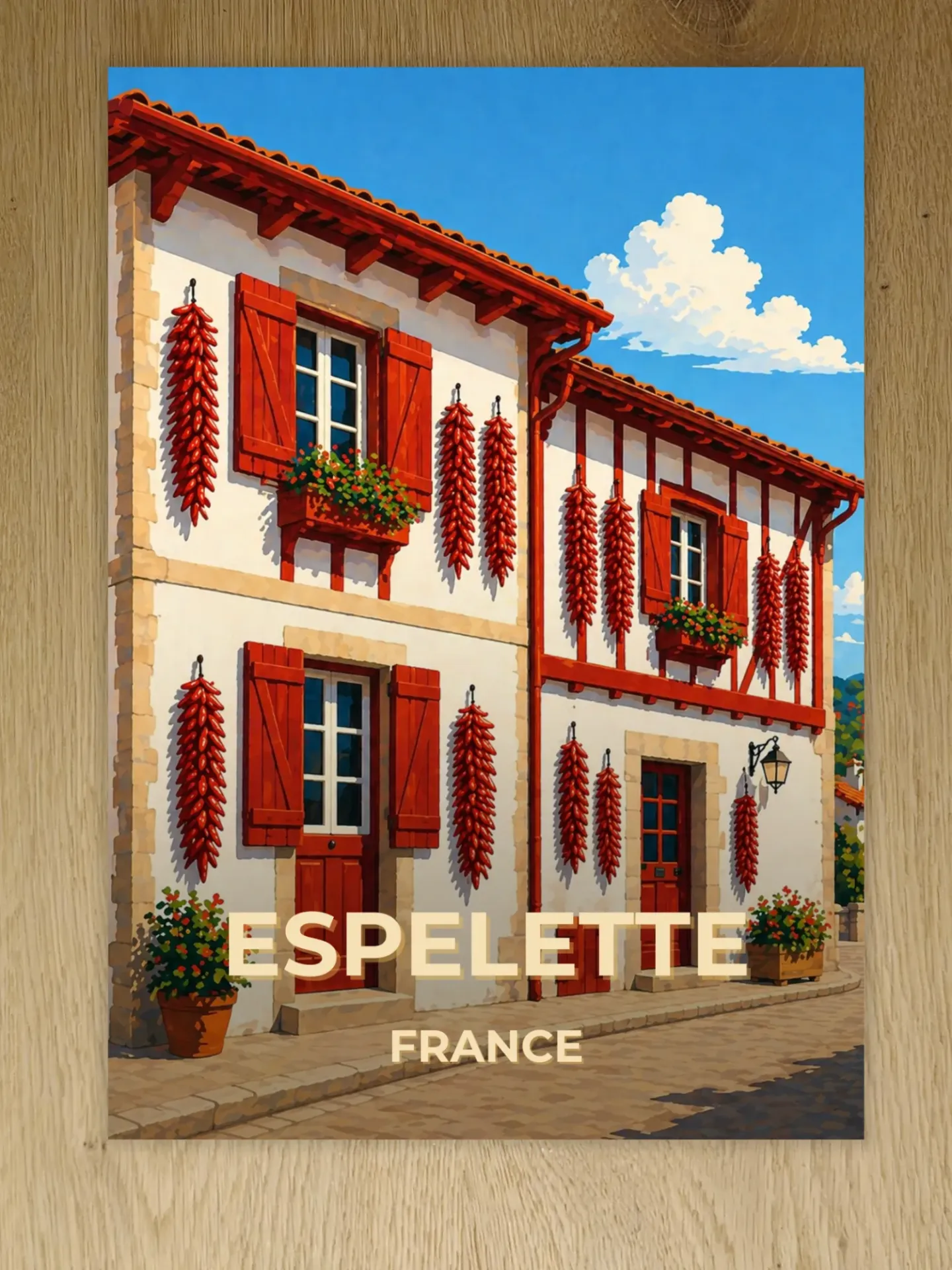 Espelette - France (A4)