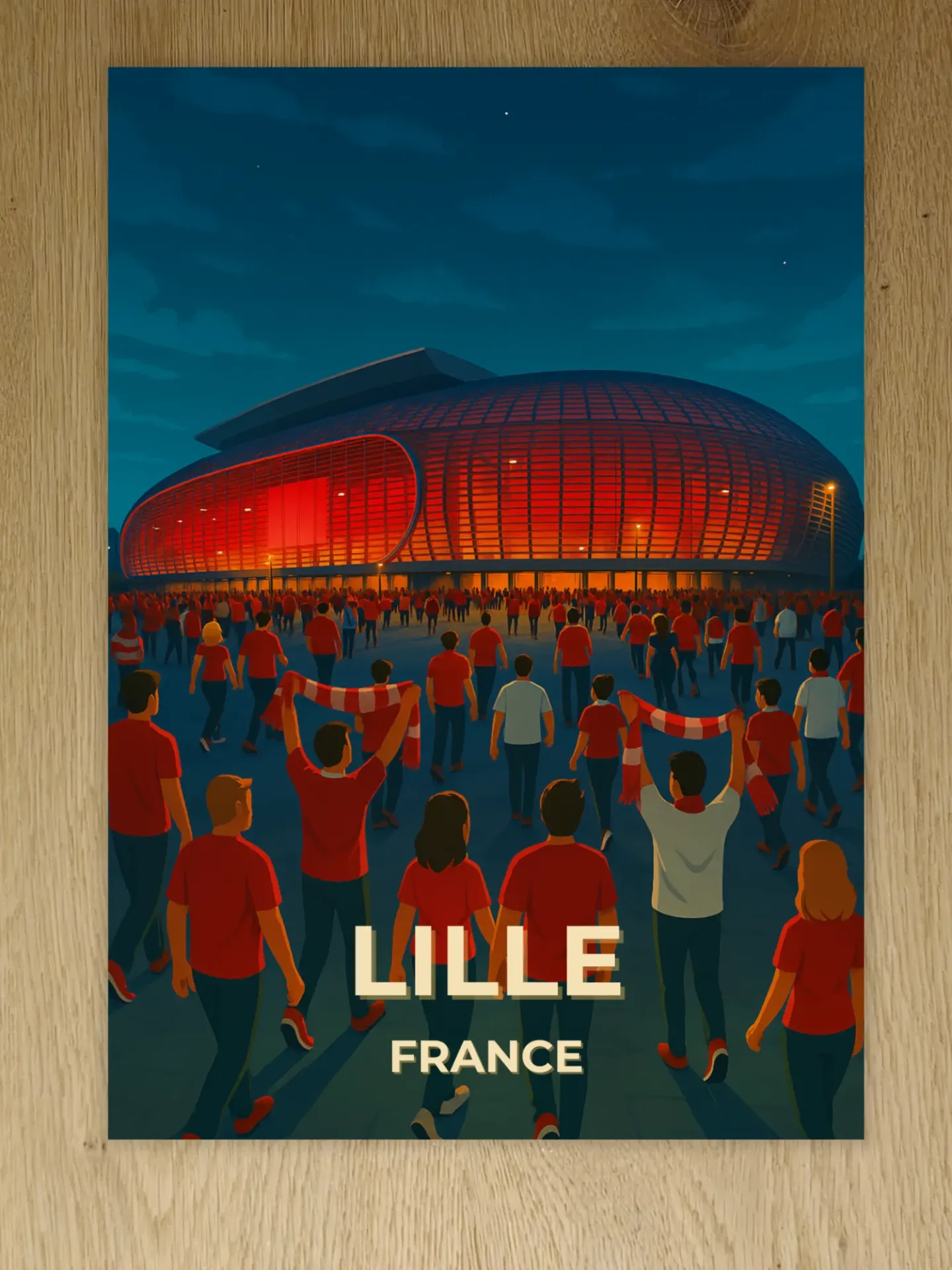 Affiche Lille – Stade Pierre-Mauroy