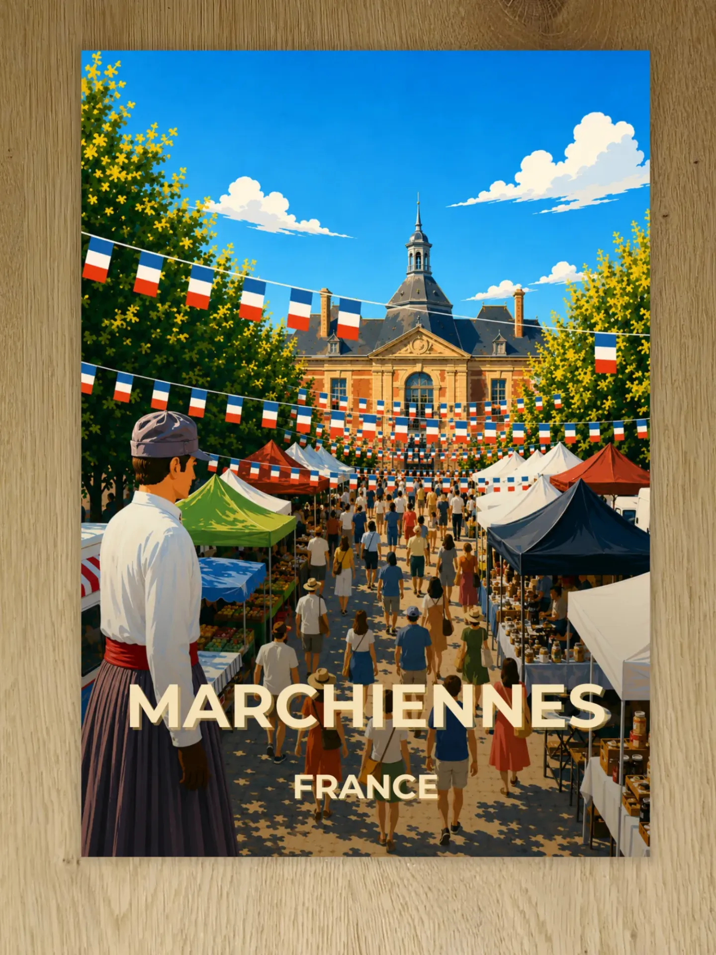 MARCHIENNES Le marché estival - France (A4)