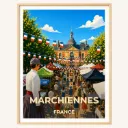 Affiche Marchiennes – Marché Estival