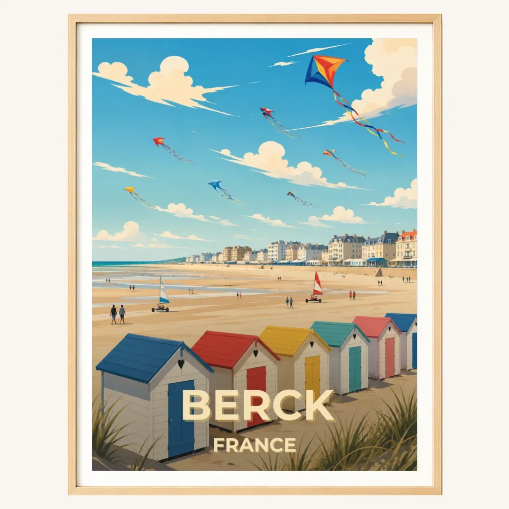 Affiche Berck-sur-Mer – Côte d’Opale (A4)
