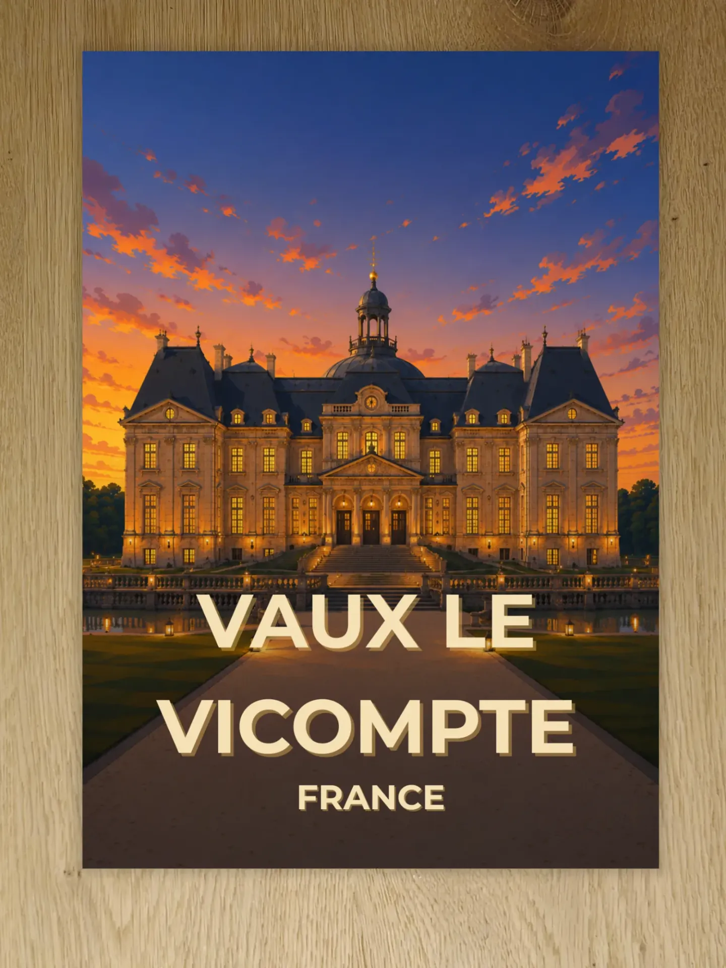 Affiche Vaux-le-Vicomte – Château et jardins