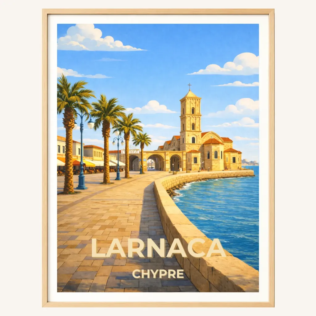 Affiche Larnaca – Chypre (A4)
