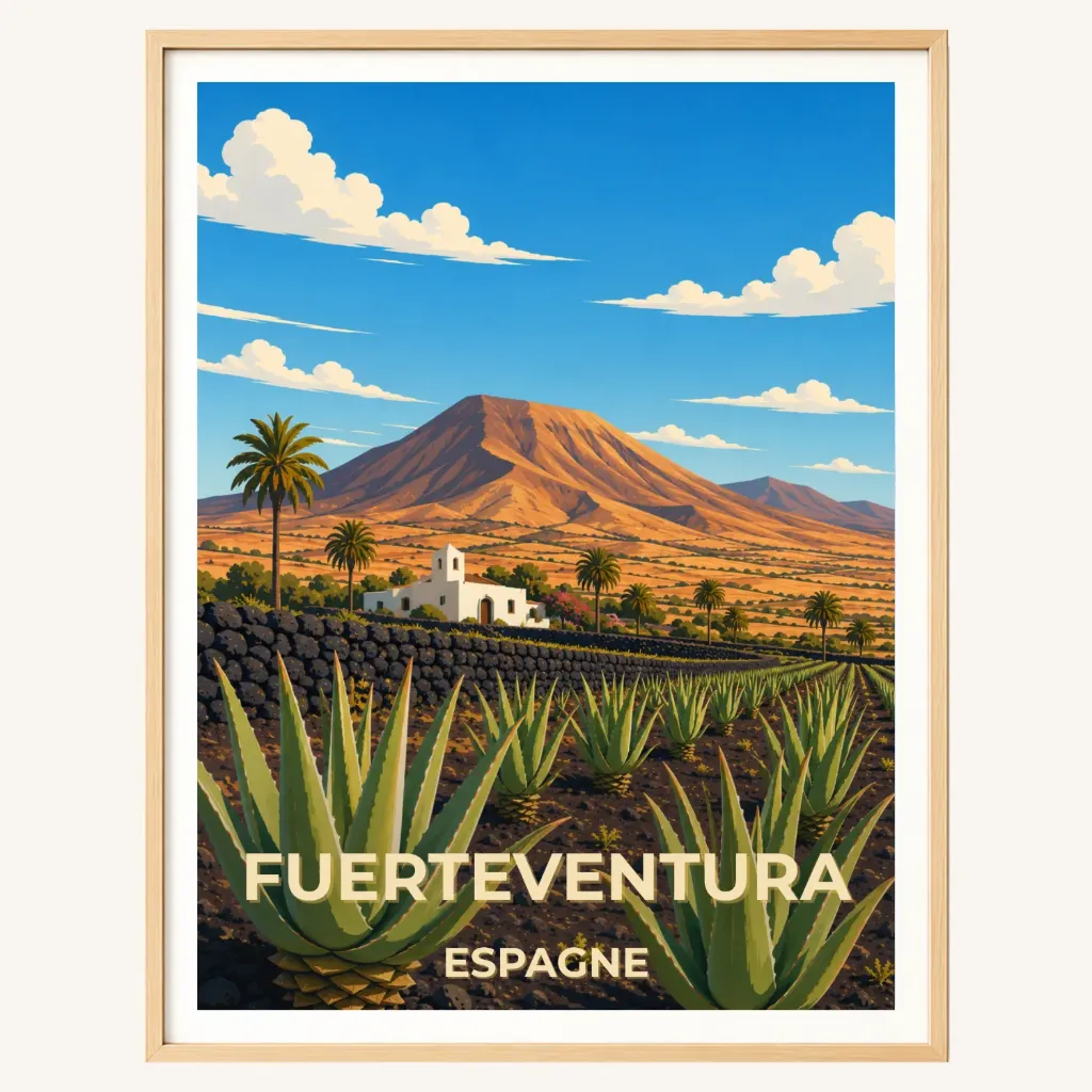 Affiche Fuerteventura – Îles Canaries