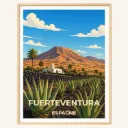 Affiche Fuerteventura – Îles Canaries