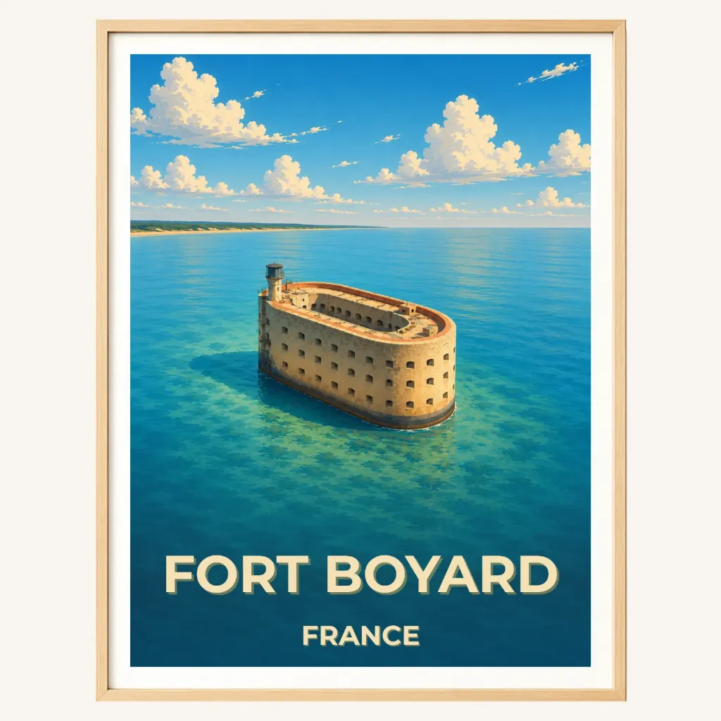 Affiche Fort Boyard – Le célèbre fort de Charente-Maritime