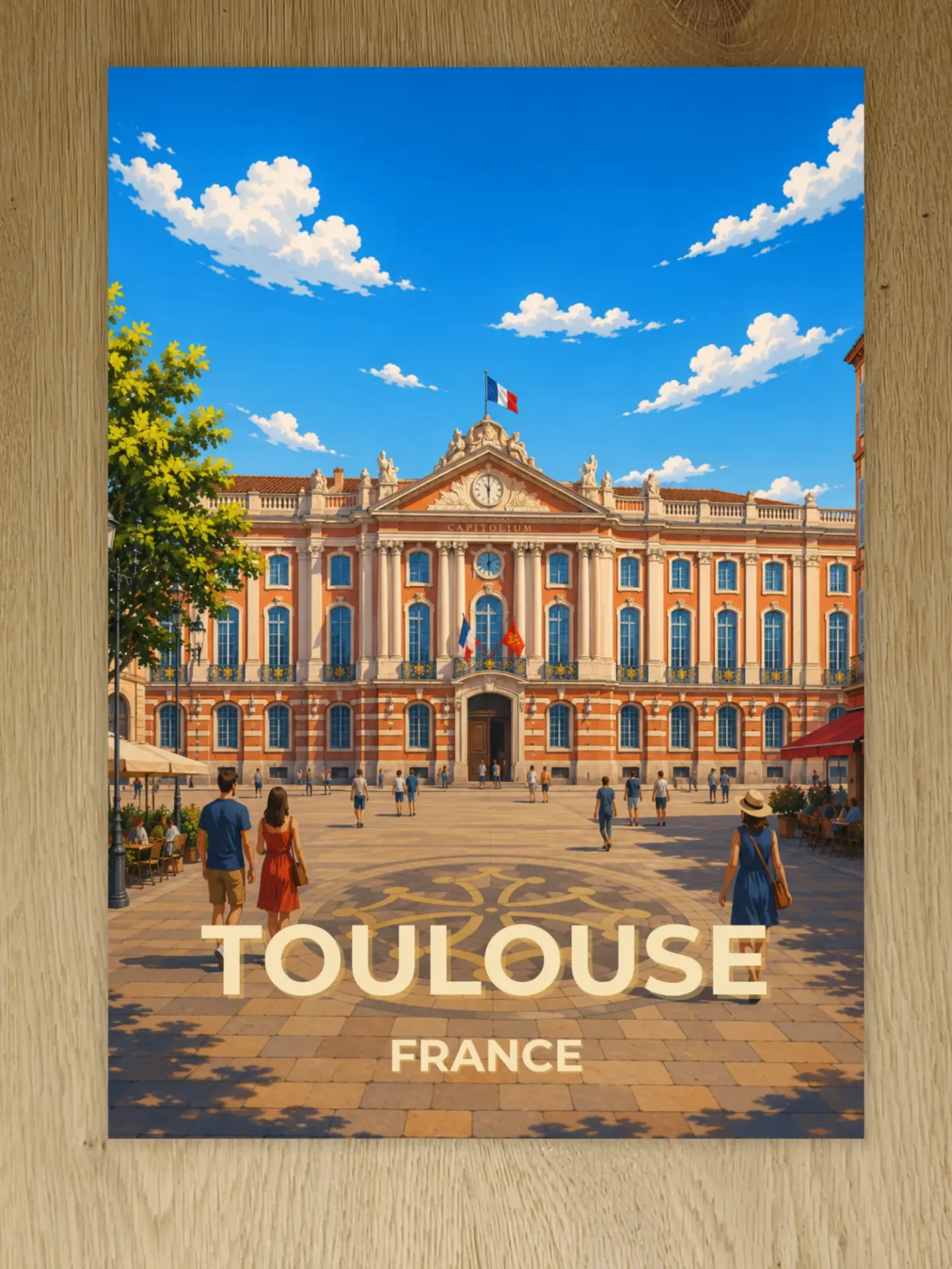 Affiche Toulouse – Place du Capitole