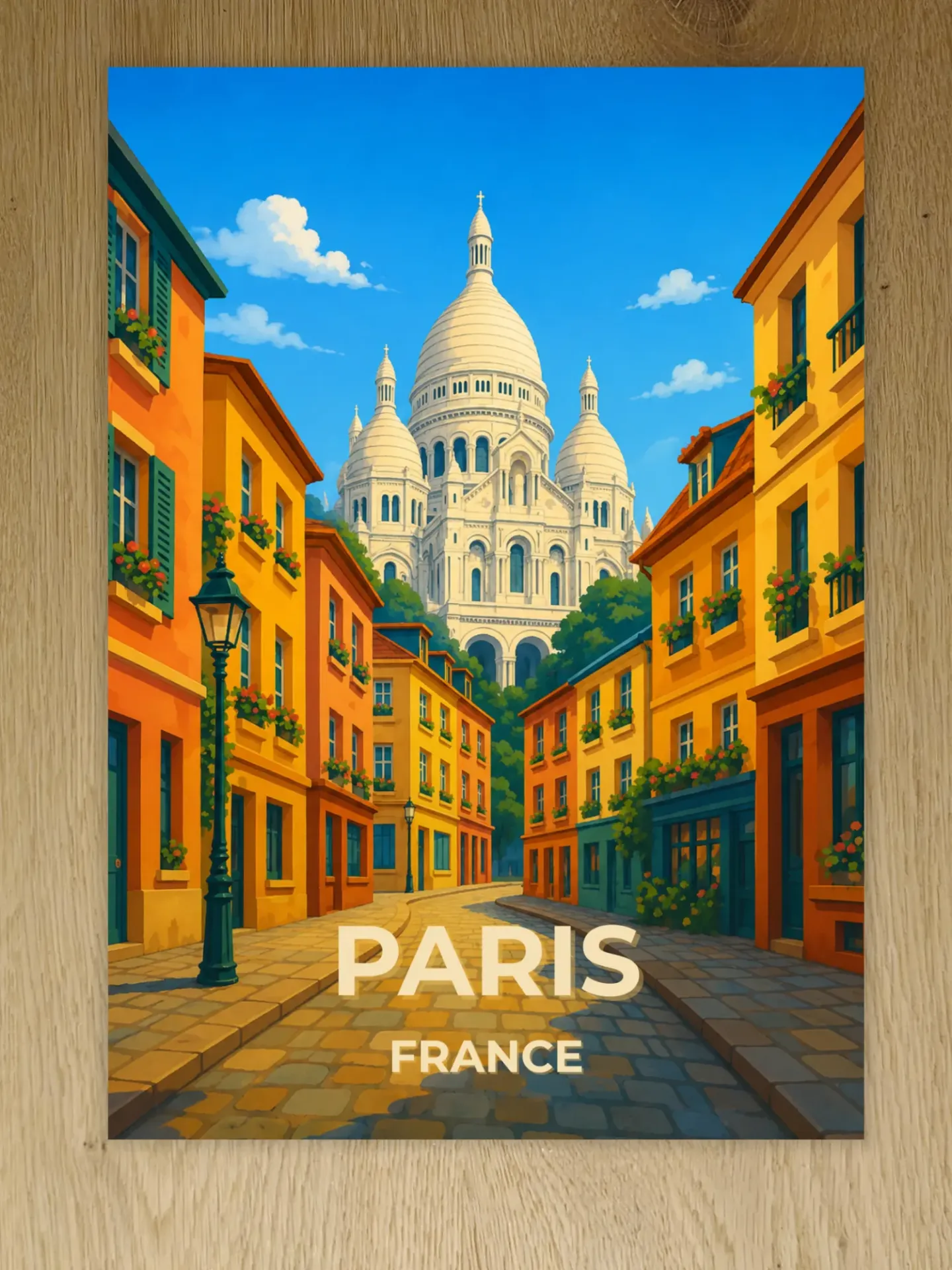 Affiche Paris Montmartre – Sacré-Cœur